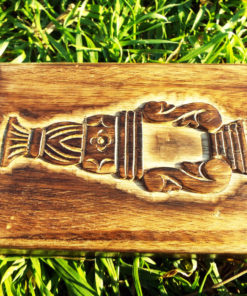 Box Wooden Amphora Ancient Greek Vase SymbolJewelry Carved Handmade Home Decor Mango Tree Wood Trinket Treasure Eco Friendly