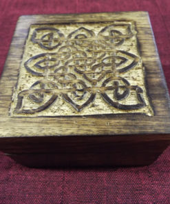 Box Wooden Chest Mango Tree Jewelry Celtic Knot Handmade Carved Treasure Chest Eco Friendly Home Decor Trinket 10