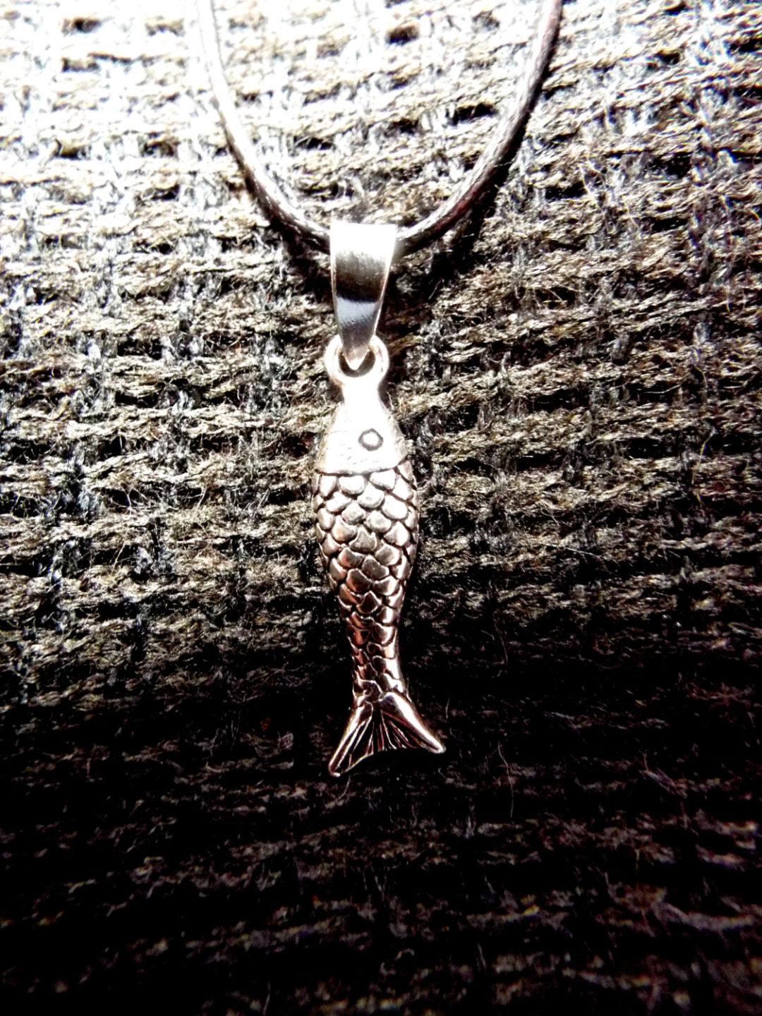 Sterling Silver Fish Pendant