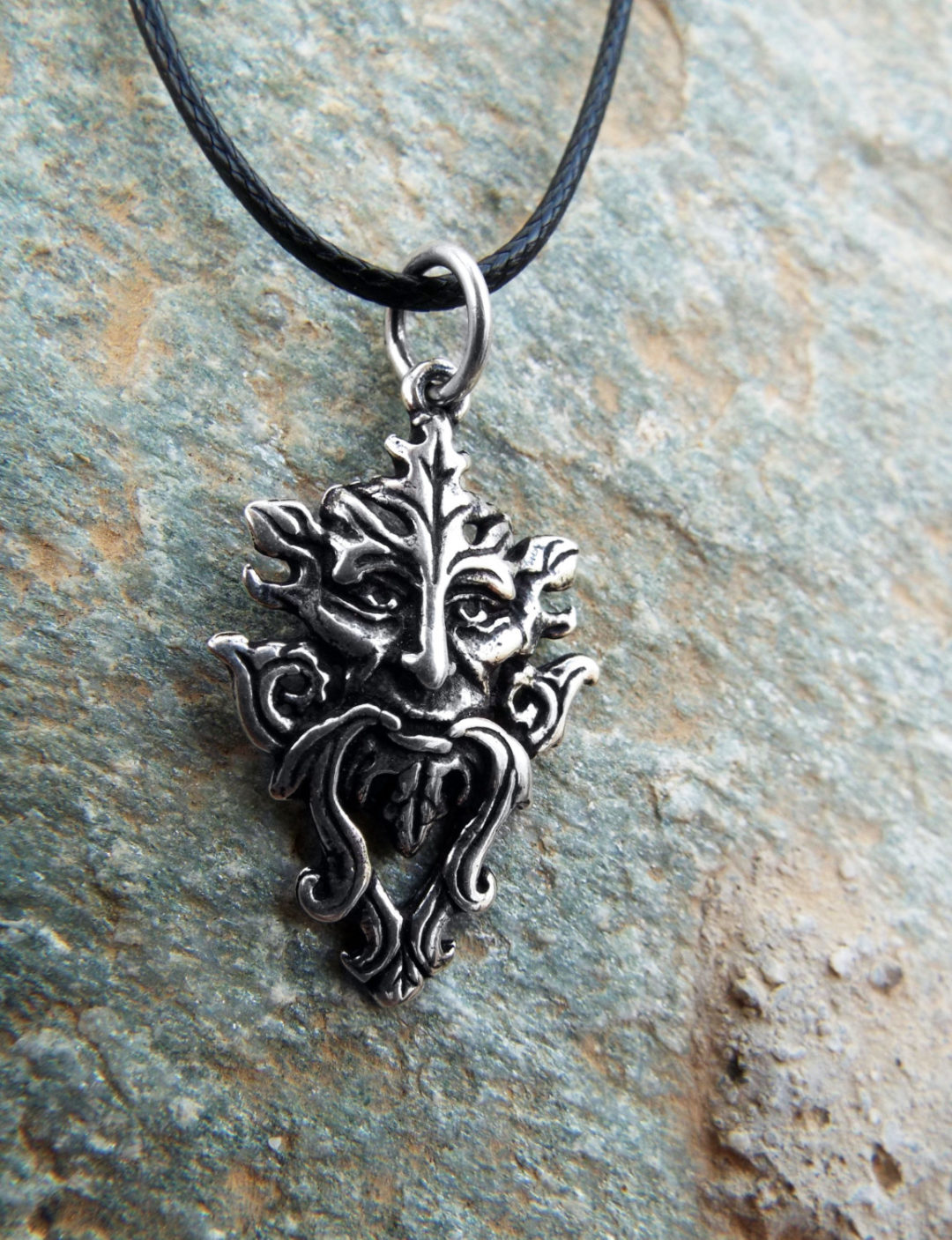 Sterling Silver Greenman Pendant