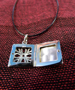 Locket Pendant Silver Sterling 925 Necklace Handmade Antique Vintage Jewelry 2