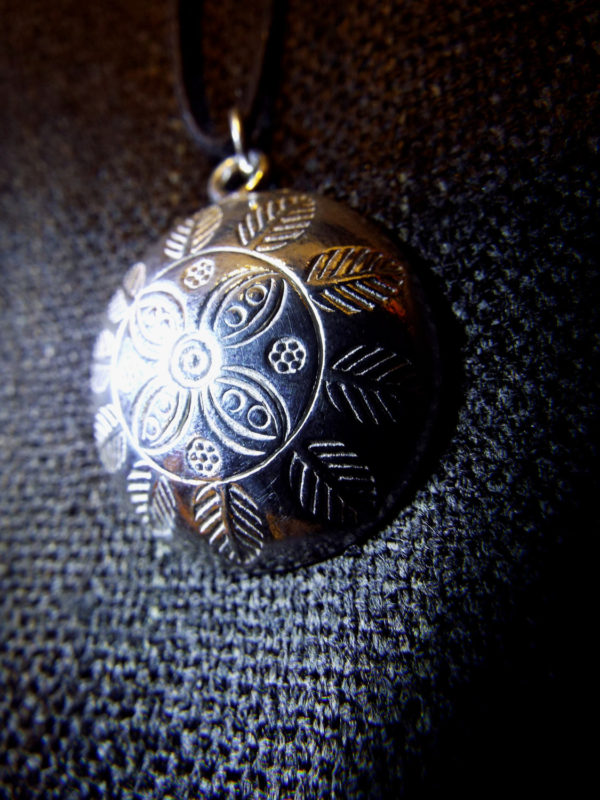 Pendant Flower Floral Silver Handmade Sterling 925 Necklace Jewelry