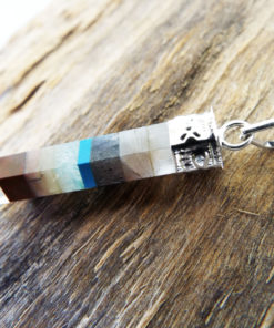 Pendulum Chakra Gemstone Handmade Silver Necklace Pointer Magic Wicca Jewelry