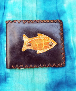 Purse Wallet Pouch Leather Case Fish Handmade Pocket 3