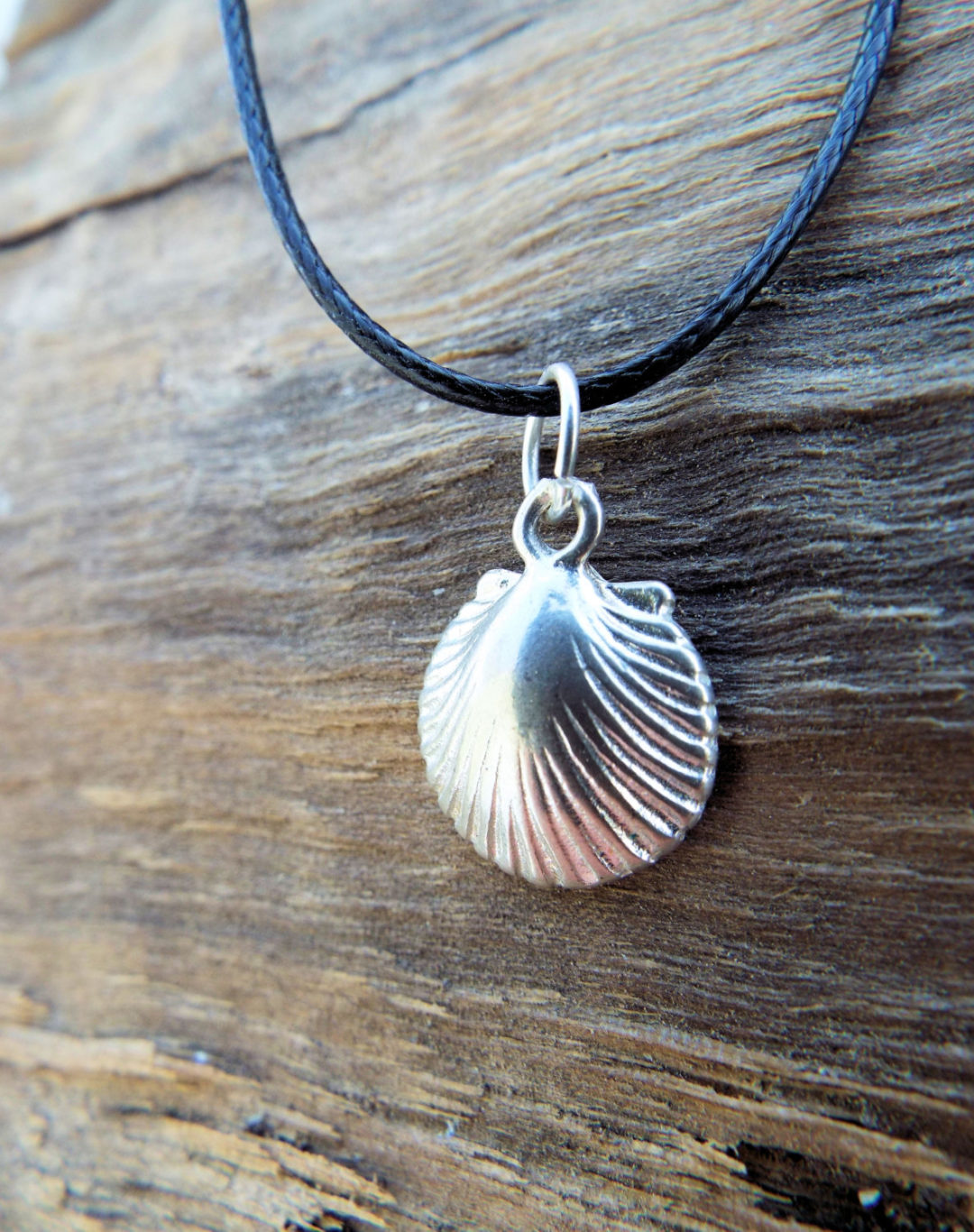 Shell Pendant Silver Sterling 925 Seashell Handmade Necklace Ocean ...