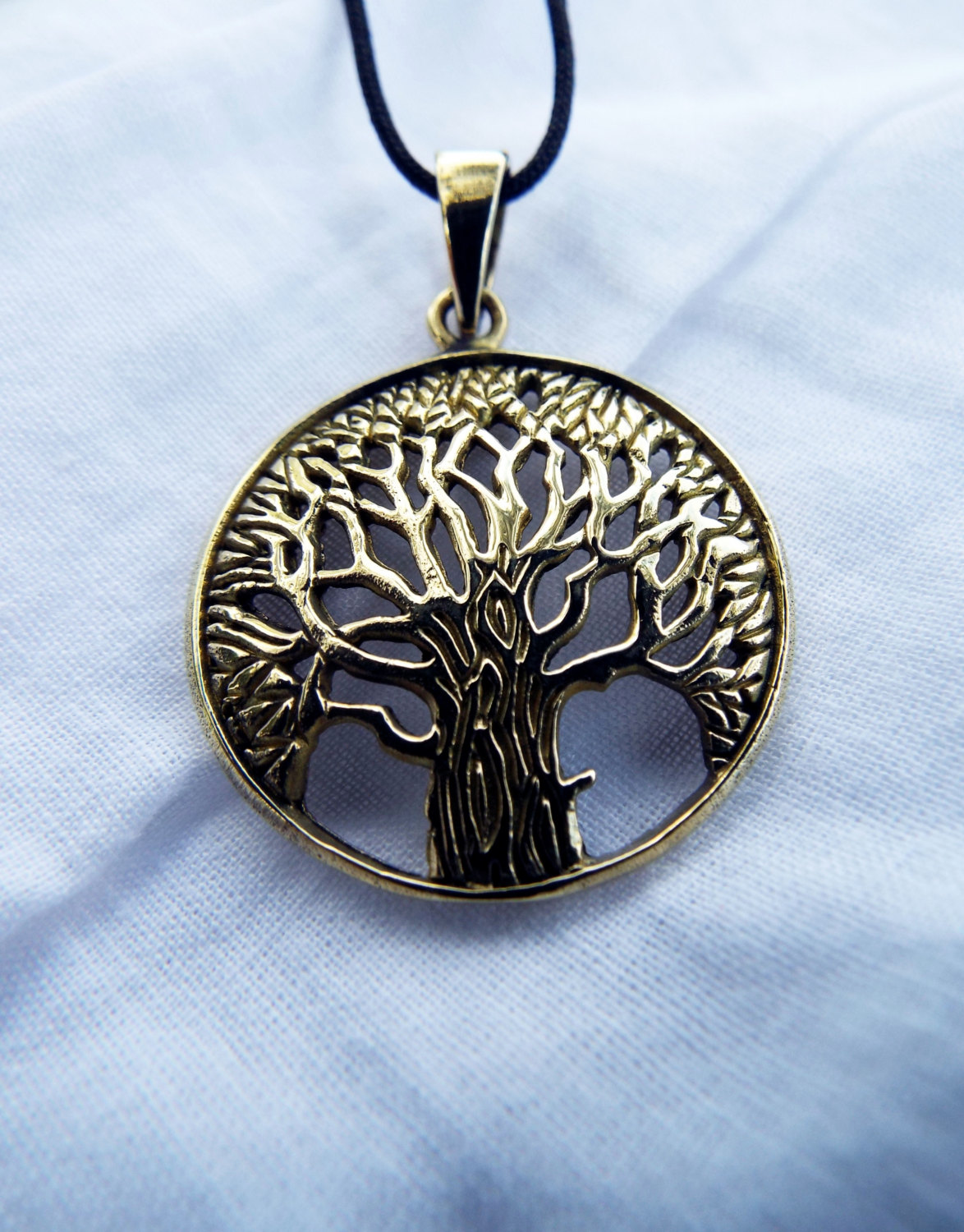 Tree of Life Celtic Pendant Protection Handmade Necklace Gothic Dark ...