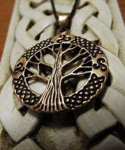 Tree of Life Pendant Bronze Celtic Necklace Handmade Symbol Jewelry