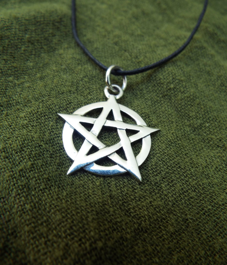 Sterling Silver Pentagram Pendant