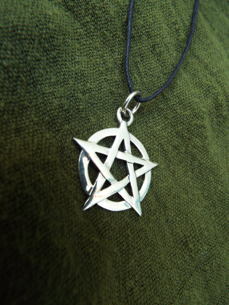 Sterling Silver Pentagram Pendant