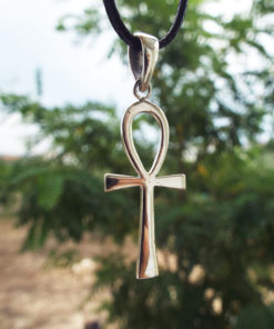 Ankh Pendant Cross Egyptian Silver Handmade Necklace Sterling 925 Crucifix Jewelry