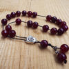 Komboloi Greek Worry Beads Red Agate Prayer Beads Rosary Beads Turkish Tasbih Handmade Gemstone