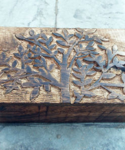 Tree of Life Box Chest Wooden Handmade Trinket Wood Mango Tree Eco Friendly Symbol Jewelry