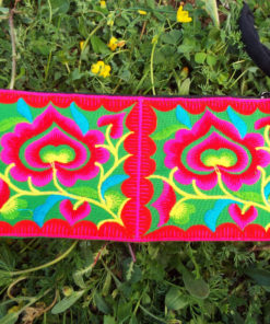 Wallet Handmade Purse Flower Pouch  Floral Pure Cotton Hippie Bohemian