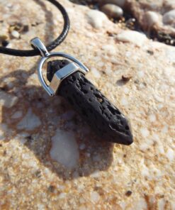 lava stone pendant