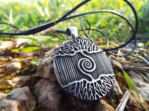 TRRE OF LIFE SPIRAL PENDANT